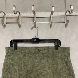 Eddie Bauer Shorts Men 34 Green‎ Geometric AOP Nylon Travex Horizon Guide Active